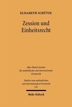 Cover Zession und Einheitsrecht (eBook, PDF)