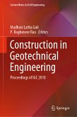 Construction in Geotechnical Engineering (eBook, PDF)
