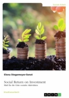 Social Return on Investment (SROI). Maß für die Güte sozialer Aktivitäten - Stegemeyer-Senst, Elena