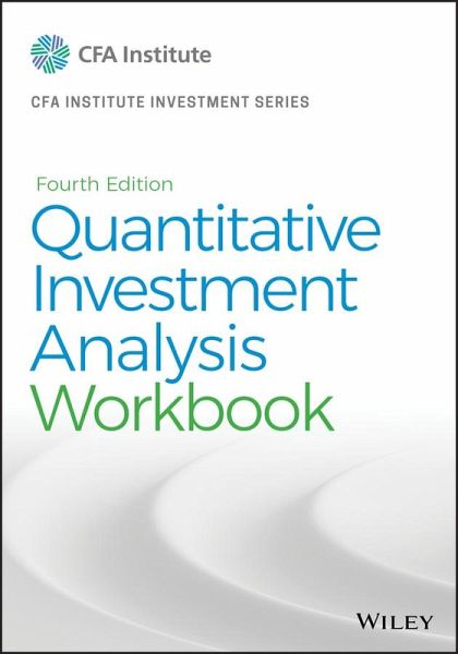 Quantitative Investment Analysis, Workbook (eBook, PDF)