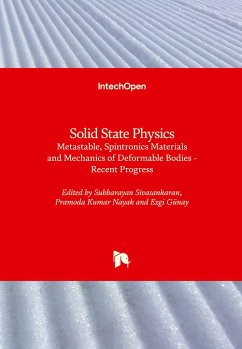 Solid State PhysicsMetastable, Spintronics Materials and Mechanics of Deformable Bodies
