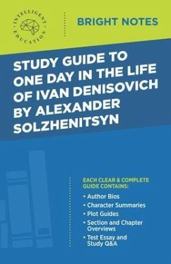 Study Guide to One Day in the Life of Ivan Denisovich by Alexander Solzhenitsyn (eBook, ePUB) - Intelligent Education