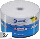 6x50 MyMedia DVD-R 4,7GB 16x Speed Printable Wrap