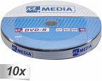 10x10 MyMedia DVD-R 4,7GB 16x Speed matt silver Wrap