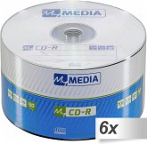 6x50 MyMedia CD-R 80 / 700MB 52x Speed Wrap