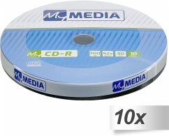 10x10 MyMedia CD-R 80 / 700MB 52x Speed Wrap