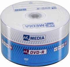 1x50 MyMedia DVD-R 4,7GB 16x Speed matt silver Wrap