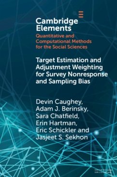 Target Estimation and Adjustment Weighting for Survey Nonresponse and Sampling Bias - Caughey, Devin (Massachusetts Institute of Technology); Berinsky, Adam J. (Massachusetts Institute of Technology); Chatfield, Sara (University of Denver)