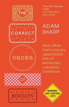 The Correct Order of Biscuits - Sharp, Adam