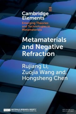 Metamaterials and Negative Refraction - Li, Rujiang (Zhejiang University, China); Wang, Zuojia (Shandong University, People's Republic of China); Chen, Hongsheng (Zhejiang University, China)