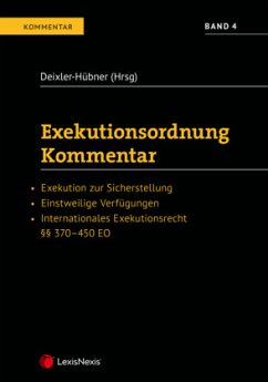 Cover Exekutionsordnung - Kommentar Band 4
