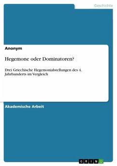 Hegemone oder Dominatoren? (eBook, PDF)