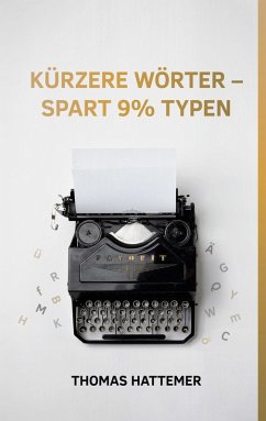 Cover Kürzere Wörter - spart 9% Typen