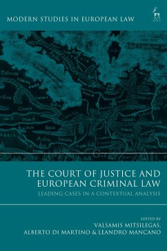 Cover The Court of Justice and European Criminal Law