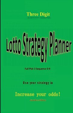 Three Digit Lotto Strategy Planner Full Pick 3 Sequence - Williams, Kentrille Lamar