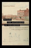Beyond the Boundaries of Childhood: African American Children in the Antebellum North