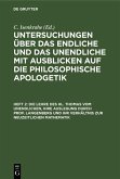 Die Lehre des hl. Thomas vom Unendlichen, ihre Auslegung durch Prof. Langenberg und ihr Verhältnis zur neuzeitlichen Mathematik (eBook, PDF)