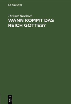 Cover Wann kommt das Reich Gottes? (eBook, PDF)