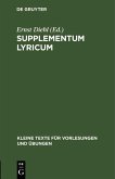 Supplementum lyricum (eBook, PDF)