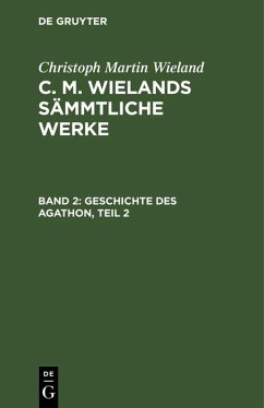 Cover Geschichte des Agathon, Teil 2 (eBook, PDF)
