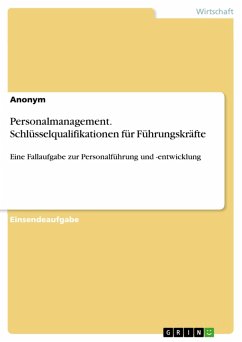 Cover Personalmanagement. Schlüsselqualifikationen für Führungskräfte (eBook, PDF)
