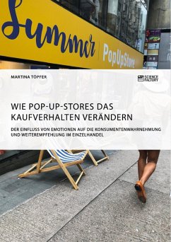 Wie Pop-Up-Stores das Kaufverhalten verändern. Der Einfluss von Emotionen auf die Konsumentenwahrnehmung und Weiterempfehlung im Einzelhandel (eBook, PDF)