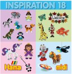 Hama 399-18 - Heft Inspiration Nr. 18, für Bügelperlen Midi