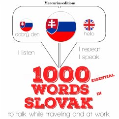Cover 1000 essential words in Slovak (MP3-Download)