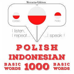 Cover Polski - indonezyjski: 1000 podstawowych słów (MP3-Download)