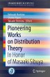 Pioneering Works on Distribution Theory - Bild 1