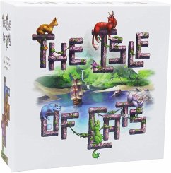 Cover Asmodee SKED0008 - Die Insel der Katzen, Puzzle-Legespiel, Familienspiel, Skellig Games