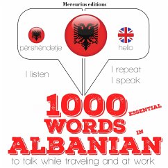 Cover 1000 essential words in Albanian (MP3-Download)