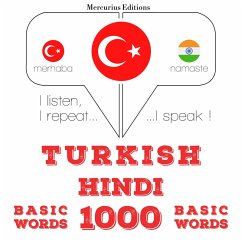 Cover Türkçe - Hintçe: 1000 temel kelime (MP3-Download)