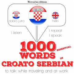 Cover 1000 essential words in Serbo-Croatian (MP3-Download)