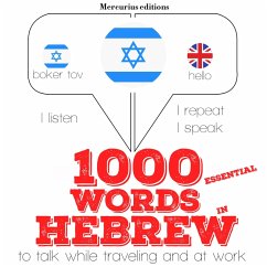 Cover 1000 essential words in Hebrew (MP3-Download)