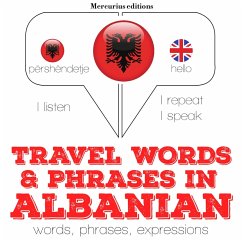 Cover Travel words and phrases in Albanian (MP3-Download)