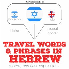Cover Travel words and phrases in Hebrew (MP3-Download)