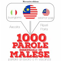 Cover 1000 parole essenziali in malese (MP3-Download)