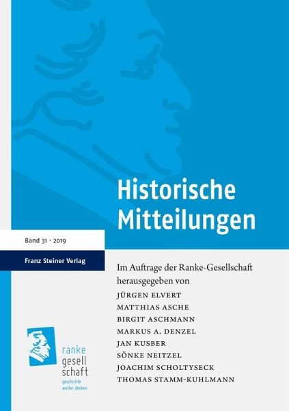 Historische Mitteilungen 31 (2019) (eBook, PDF) Historische Mitteilungen 31 (2019) (eBook, PDF)