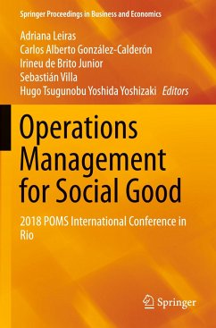 Operations Management for Social Good