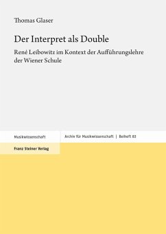 Der Interpret als Double (eBook, PDF) - Glaser, Thomas