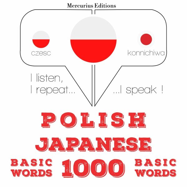 Polski - Japoński: 1000 podstawowych słów (MP3-Download)