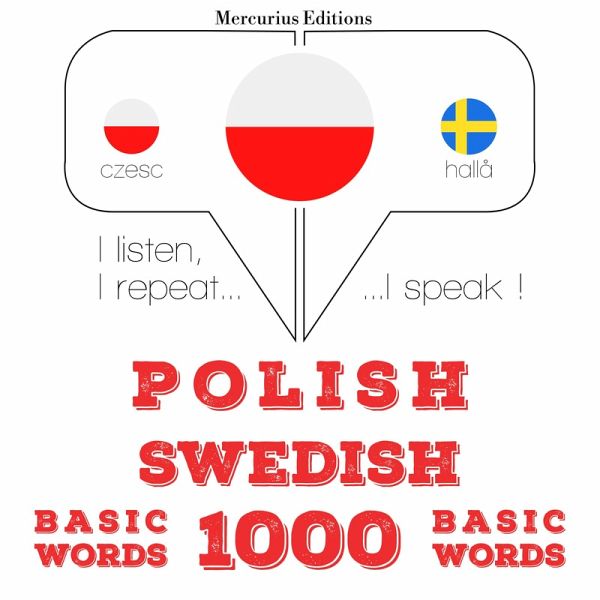 Polski - Szwedzki: 1000 podstawowych słów (MP3-Download)