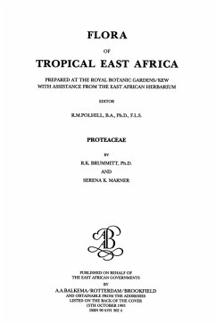 Cover Flora of Tropical East Africa - Proteaceae (1993) (eBook, PDF)