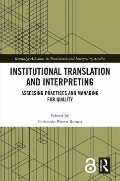 Cover Institutional Translation and Interpreting (eBook, ePUB)