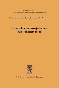 Deutsches und sowjetisches Wirtschaftsrecht (eBook, PDF)