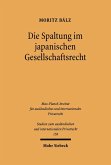 Die Spaltung im japanischen Gesellschaftsrecht (eBook, PDF)