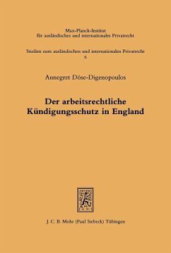 Cover Der arbeitsrechtliche Kündigungsschutz in England (eBook, PDF)