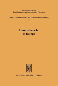 Cover Unterhaltsrecht in Europa : e. Zwölf-Länder-Studie (eBook, PDF)