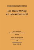 Das Presseprivileg im Datenschutzrecht (eBook, PDF)